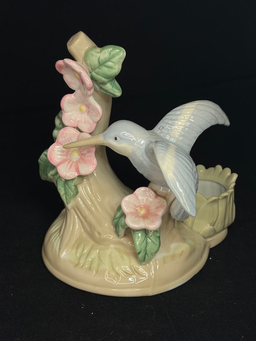 Hummingbird Figurine/ Candle holder |Vintage Wellington Collection